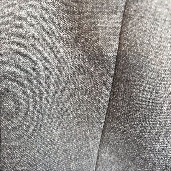 Worthington Blazer Women's Size 4 Grey One-Button Long Sleeve Front Pockets - Picture 9 of 12